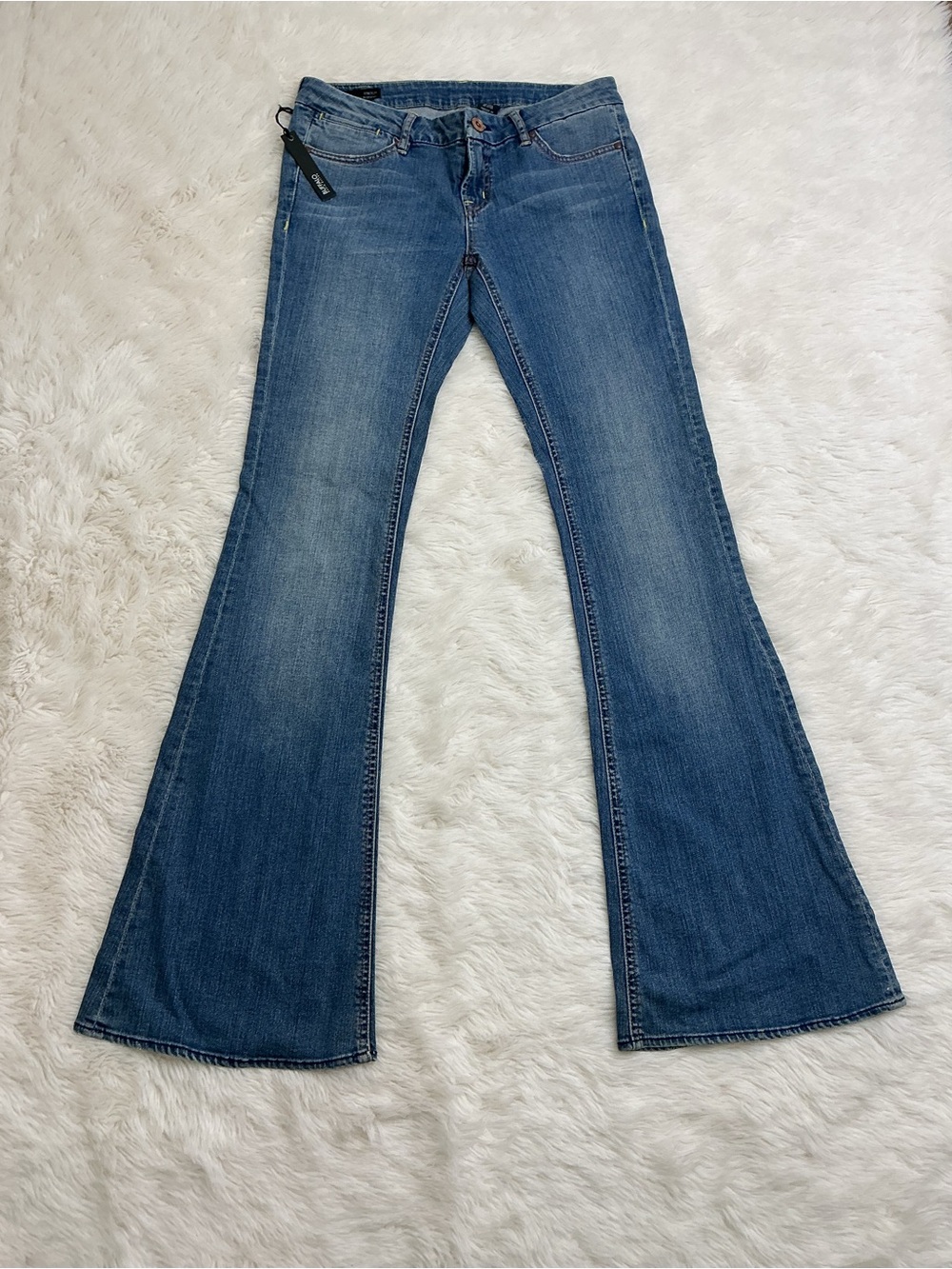 NWT - Buffalo -Pamela Low Rise Stretch Bell Bottom - Sz 29 - Picture 3 of 12